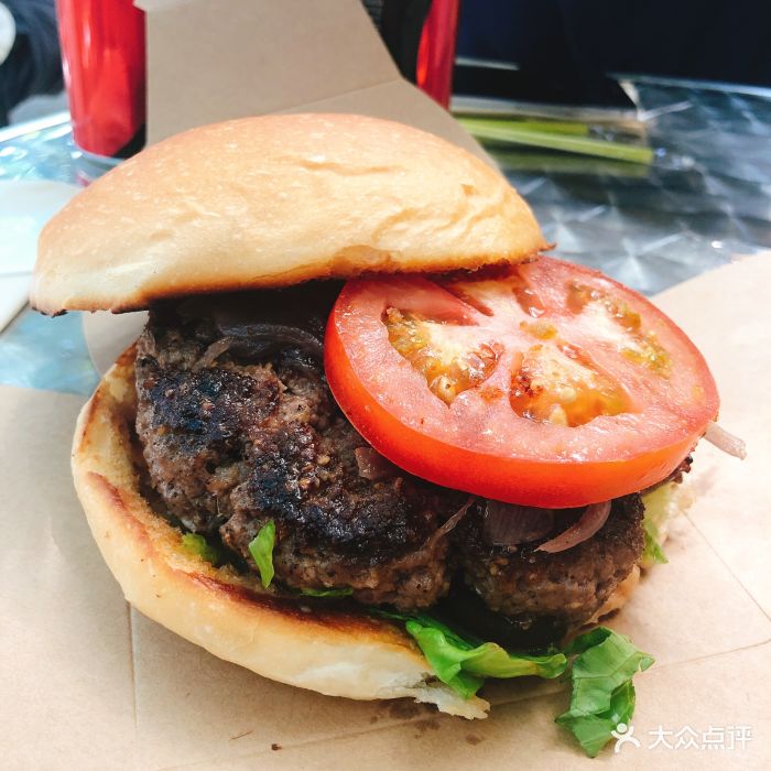 burger bar(大学城店)牛肉汉堡230g图片 第28张