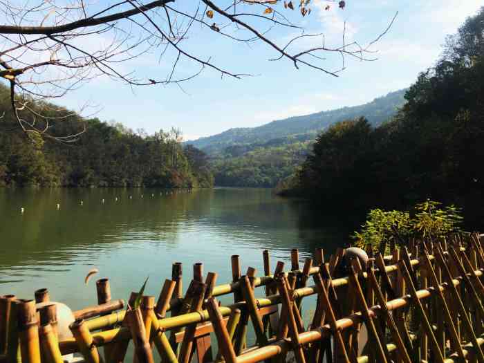 西安鲸鱼沟竹海风景区"交通:东郊白鹿原上面,离南.西.北反正都.