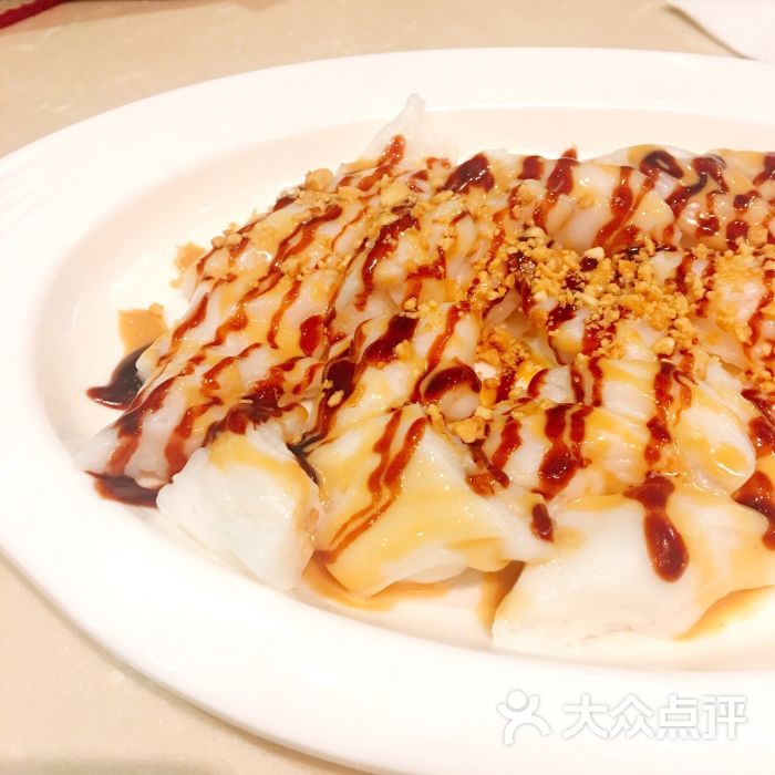 香港池仔记肠粉王(博多新记襄阳南路店)招牌混酱蒸肠粉图片 - 第1张