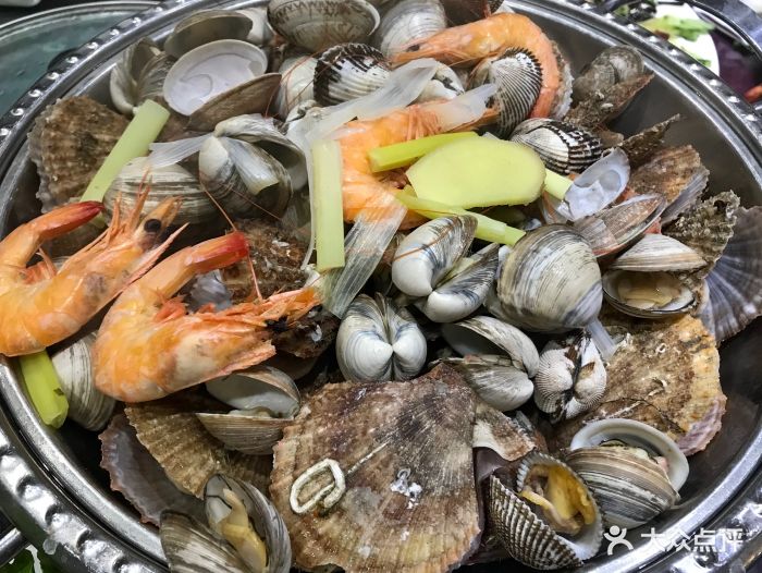 日月升渔家菜(黑石礁店-大锅蒸海鲜图片-大连美食-大众点评网