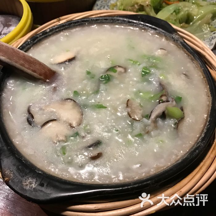 青菜香菇粥