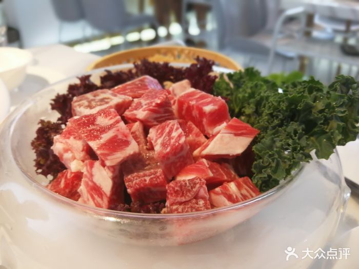 安格斯雪花牛肉粒