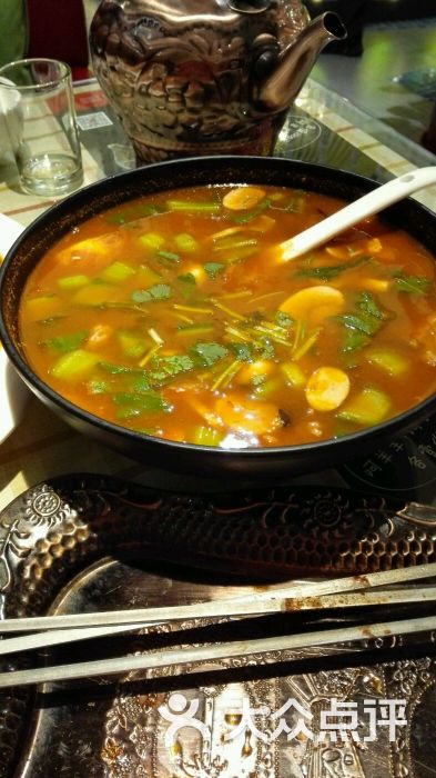 阿依来新疆餐厅(中北镇店)羊肉汆汤图片 - 第3张