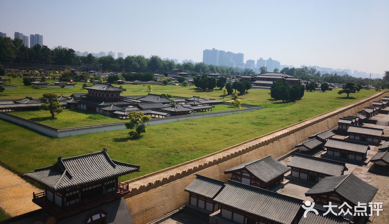 古都西安整个城市古建筑很多这个唐朝的建筑就是其中