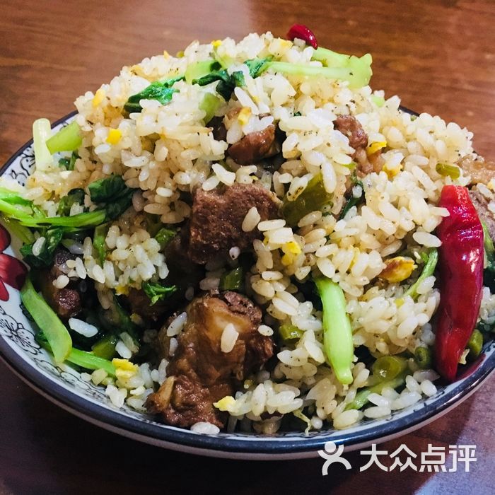 老头爱马仕酸豇豆炒饭红烧排骨炒饭图片-北京江浙小吃-大众点评网