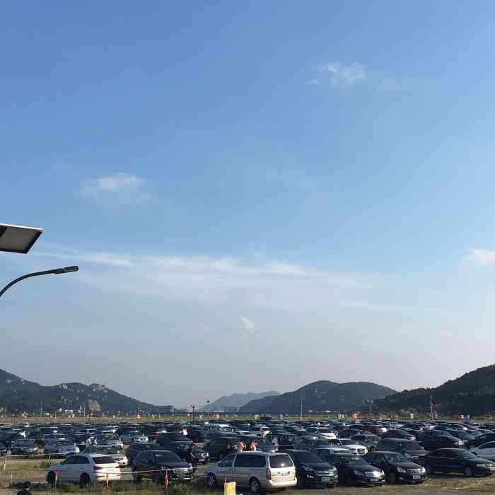 蜈蚣峙停车场-"停车千万别停朱家尖松帽尖停车场,统一