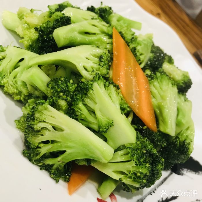 雅然居61川湘陕食府-清炒西蓝花图片-西安美食-大众