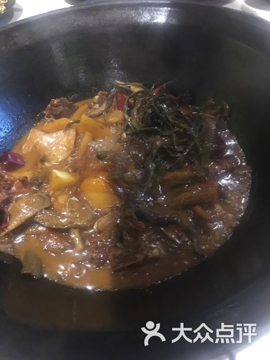 柴火灶台鸡铁锅炖-图片-牡丹江美食