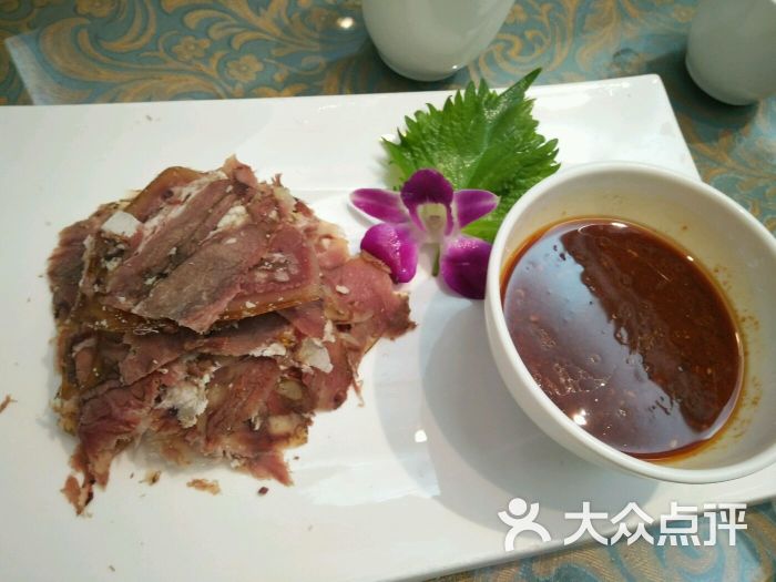 燕兰楼清真菜(朝外店)-大刀牛头皮图片-北京美食-大众