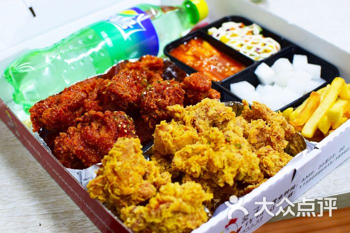 酱子炸鸡双拼酱汁拼甜辣图片 - 第6张