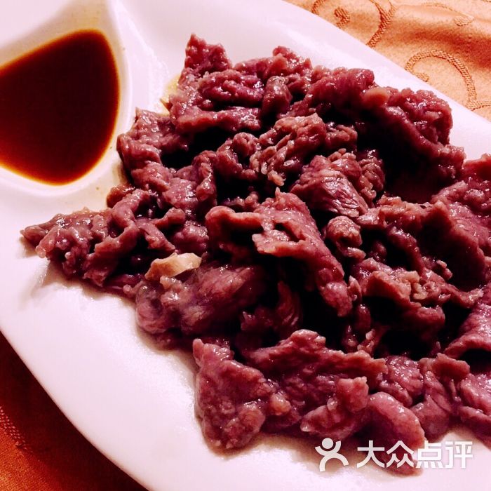 白灼牛肉