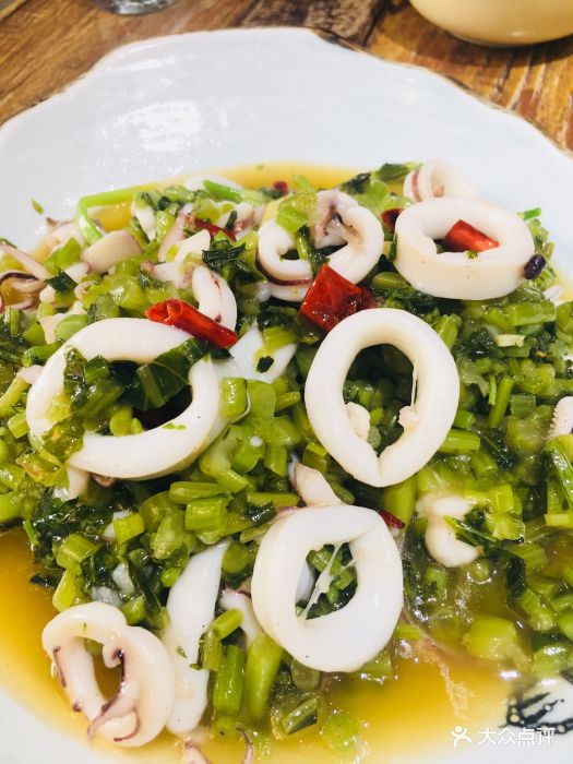 鲍师傅象山海鲜(板泉路店)雪菜鱿鱼图片
