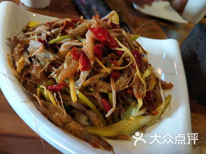凉拌嘎巴虾