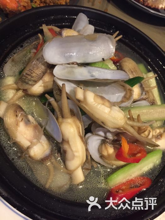 上屿水产小海鲜餐厅上汤老蛏煲图片 第5张