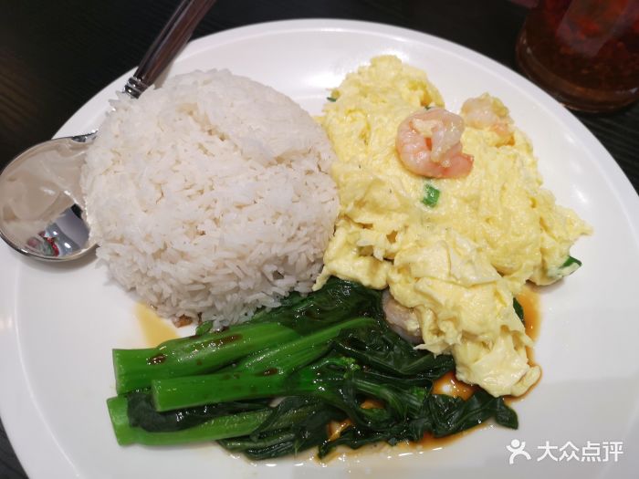 日式爽滑虾仁滑蛋饭