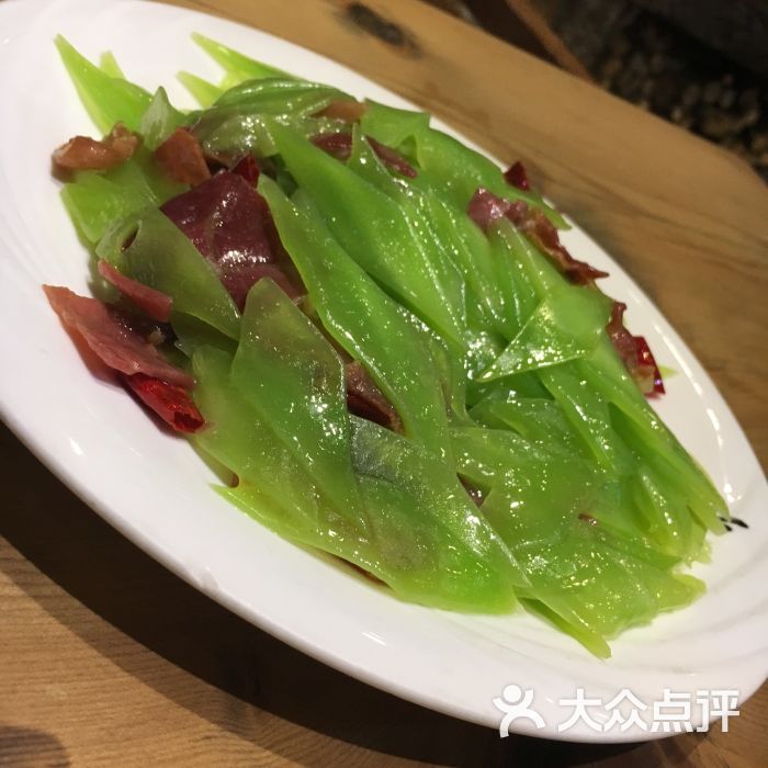 杂菜烩·汇美食诺邓火腿炒青笋图片 - 第2张