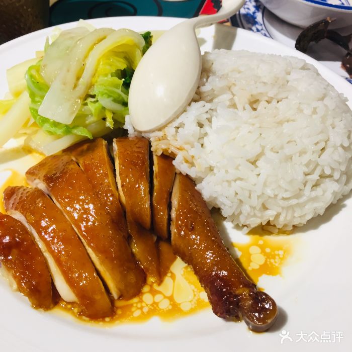 利港城茶餐厅豉油鸡肶饭图片