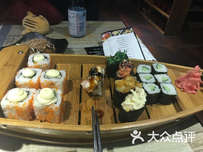 太一料理:火焰帝王蟹挺好吃的,香烤鳗鱼寿.长沙