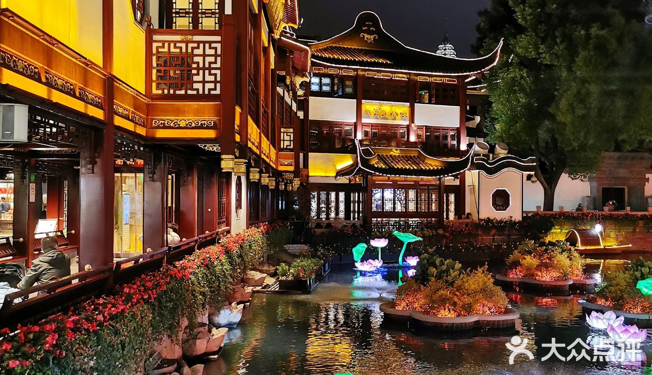美不胜收的豫园商城夜景