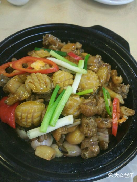 野生鲍鱼焖鸡