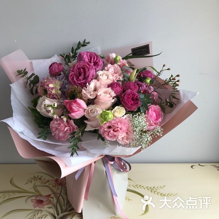 one flora 一个·花店手捧花图片-北京花店-大众点评网