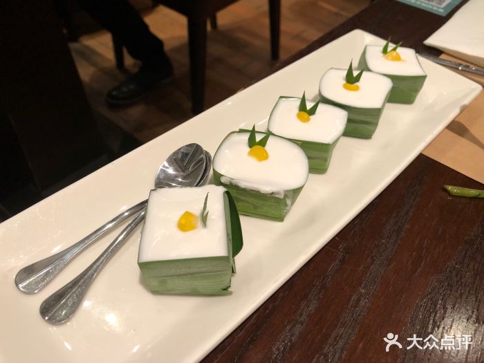 simply thai天泰餐厅(静安嘉里中心店)香兰椰汁西米糕图片 - 第391张