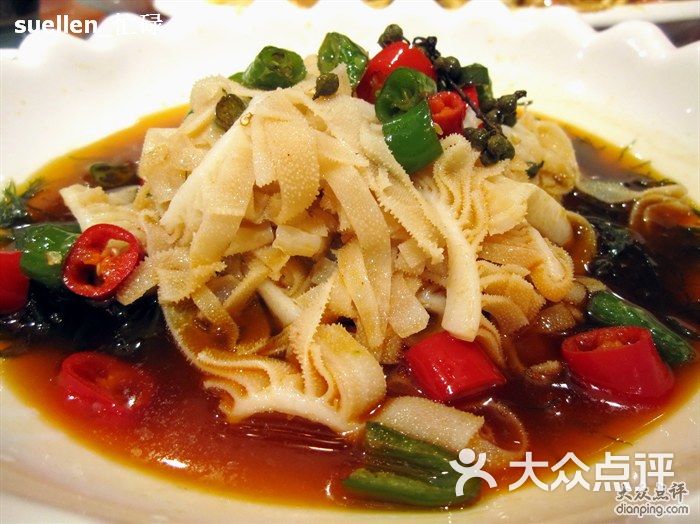 爆爆椒香辣虾干锅三绝(人民广场店)热炝牛百叶图片 第1216张