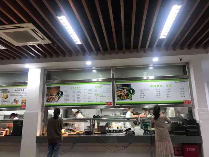 上海电力大学临港校区第一食堂-"开学才一个礼拜多,吃