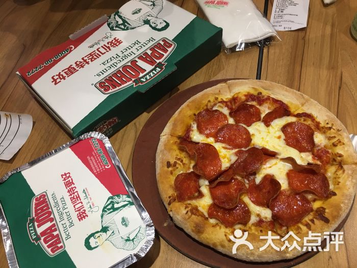 棒约翰比萨(国权店)-腊肠披萨图片-上海美食-大众点评网