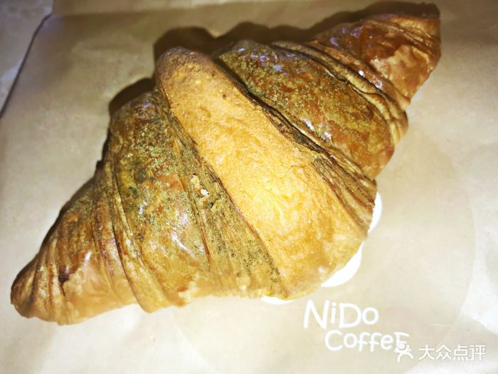 nido coffee抹茶牛角包图片 第1张