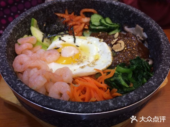 韩屋韩国料理(凤凰书城店)虾仁石锅拌饭图片
