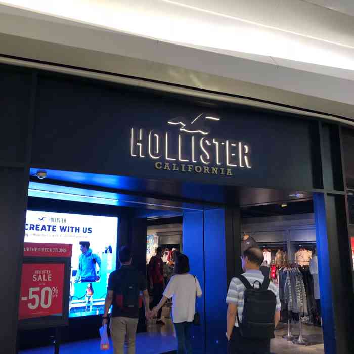 霍利斯特(形点店)-"hollister 欧美品牌,适合年青人.