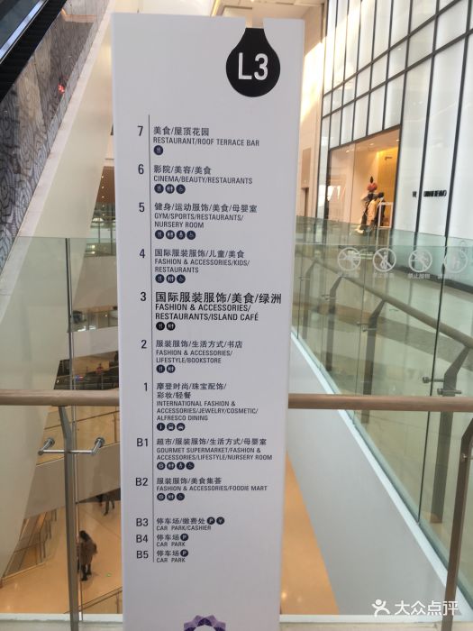 luone凯德晶萃广场--楼层分布图图片-上海购物-大众点评网