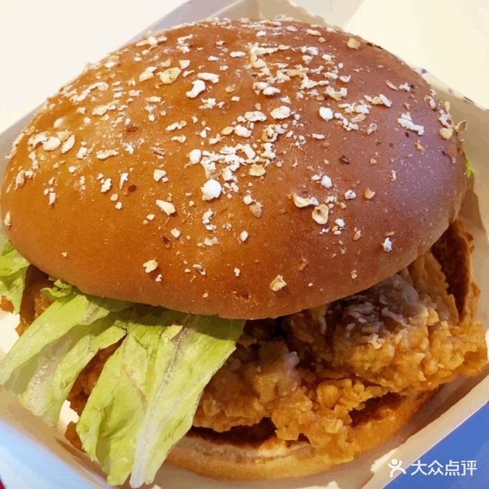 香辣鸡腿堡