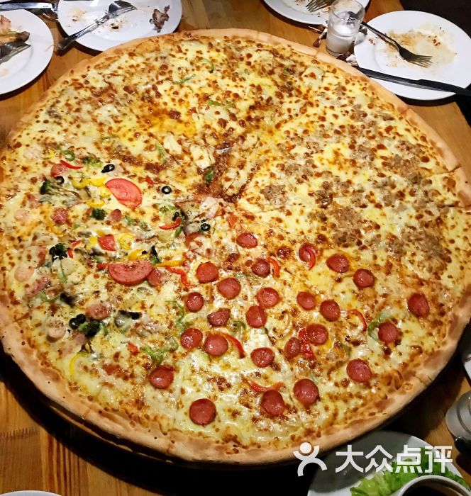 31寸四拼披萨