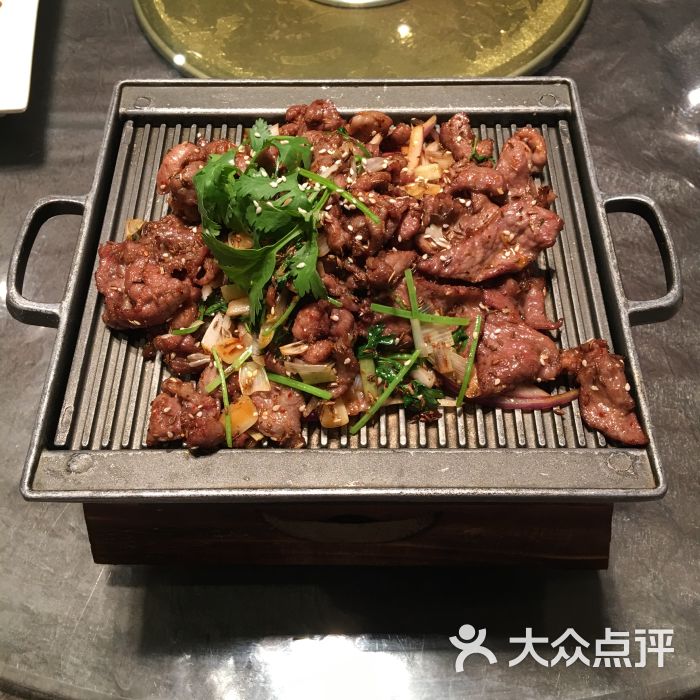 铁板烤羊肉