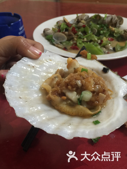 荣祥海鲜二部-大扇贝图片-烟台美食