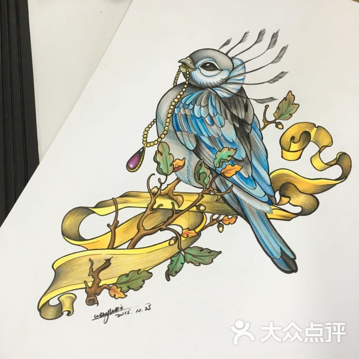 小鸟纹身手稿——北京最有名的纹身店