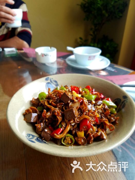 聚口缘特色菜(后湖店)鸭血炒鸡杂图片 - 第78张