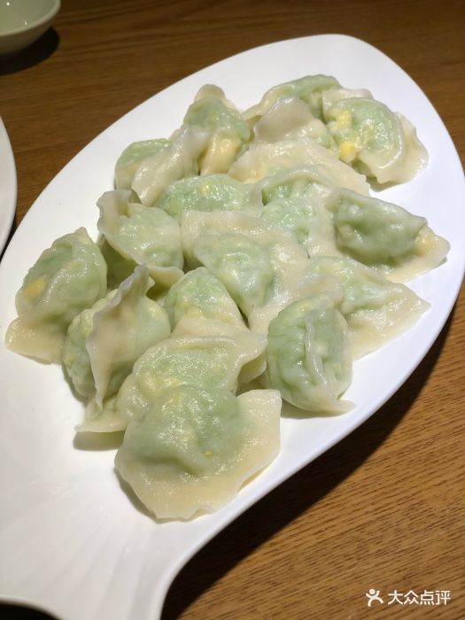 黄瓜鸡蛋素水饺