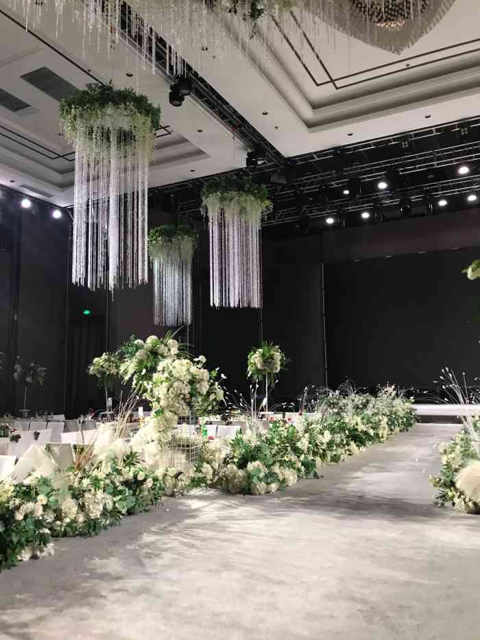 禧悦酒店·宴会厅-"单位的年会在这里举办的,宴会厅的场地举架.