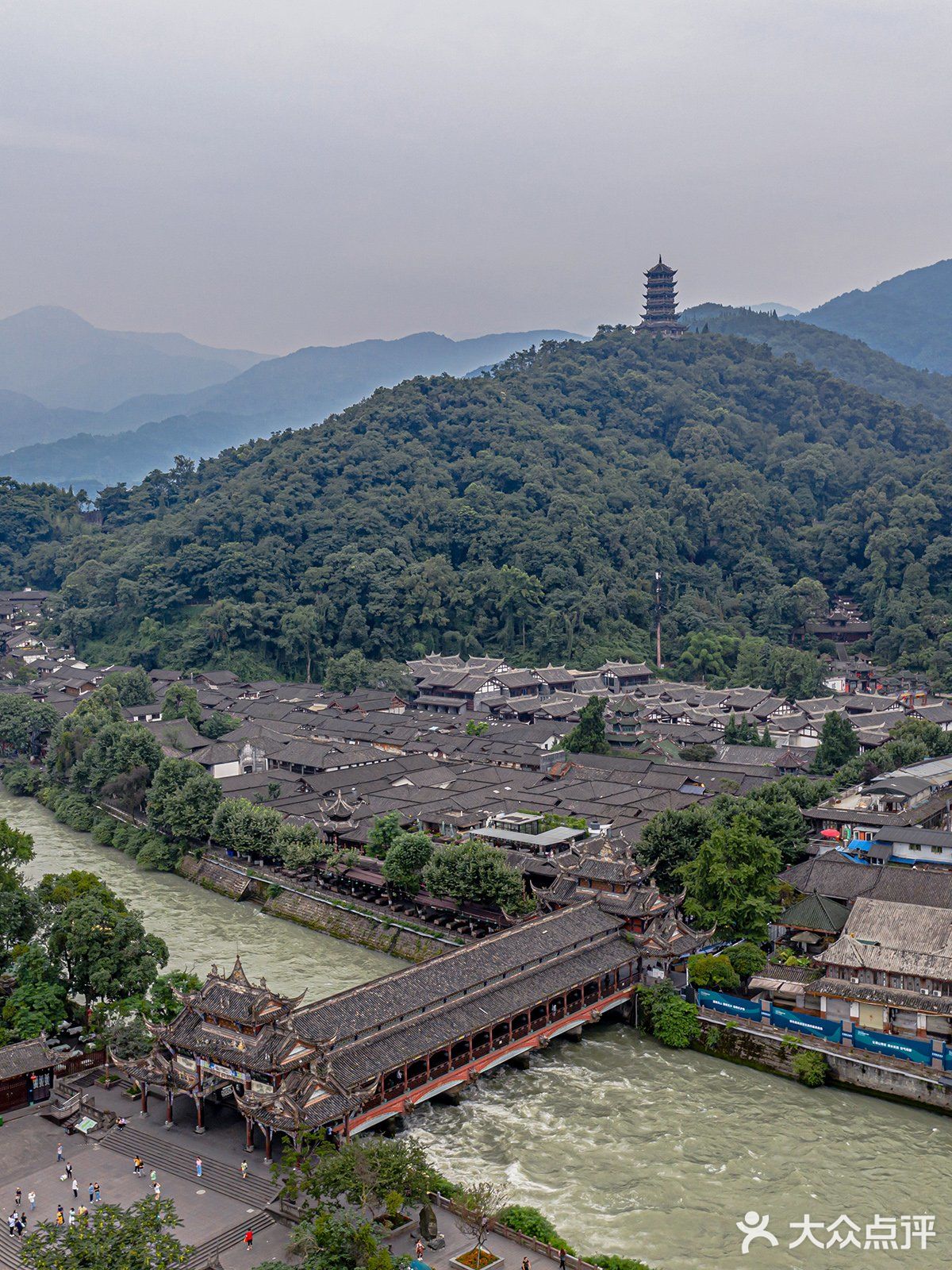 航拍都江堰