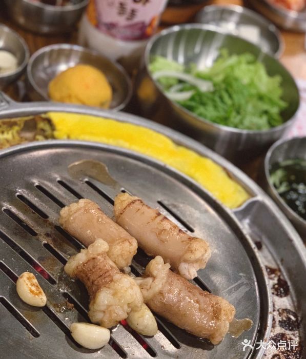 姜虎东678烤肉大蒜猪大肠图片