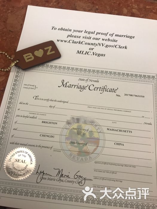 clark county marriage license bureaumarriage certificate图片