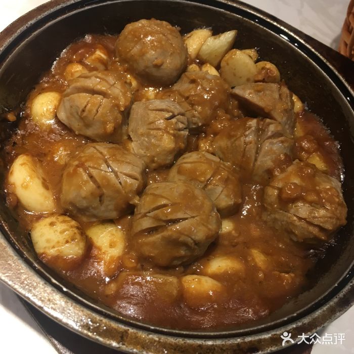 潮州府砂锅粥(长寿路店)石锅牛肉丸图片 第582张