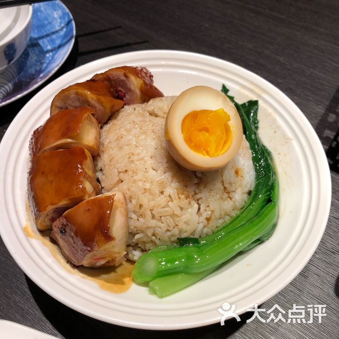 鹅夫人玫瑰豉油鸡饭