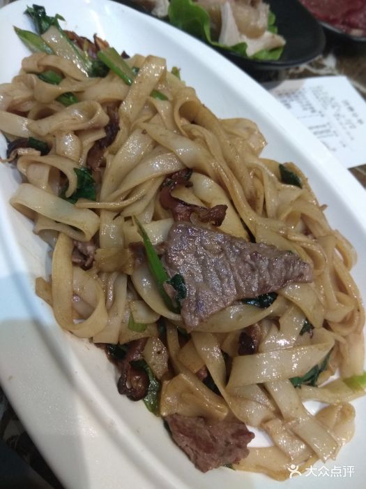 牛世家·潮汕牛肉火锅(金沙江路店)干炒牛河图片 第3张