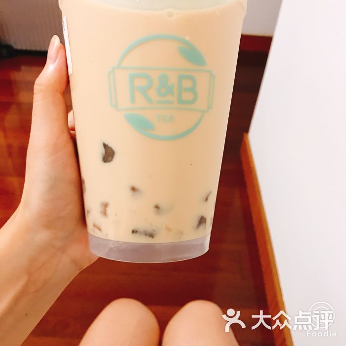 r&b tea珍奶会所(徐泾食尚天地店)焦糖红豆龙珠奶茶xl图片 第2张