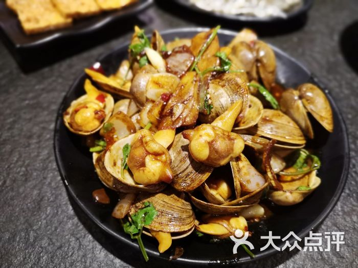 慕炭东北烤肉(八卦一路店)辣炒黄蚬子图片 - 第2张