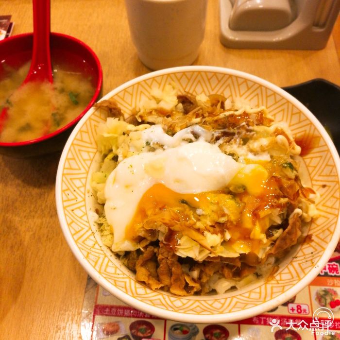 大阪烧牛丼